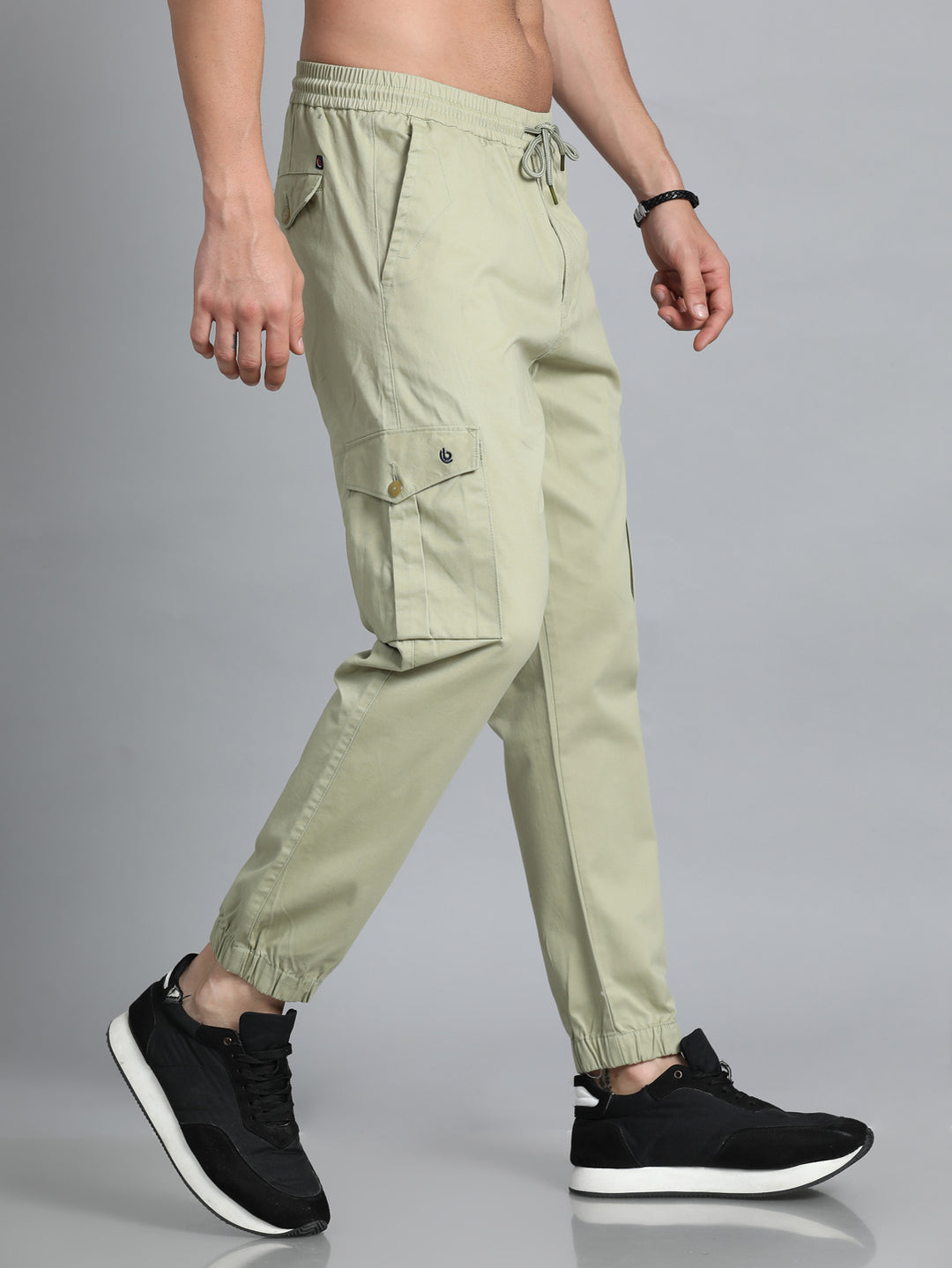 Sage Green Cargo Pant Chinos Bushirt