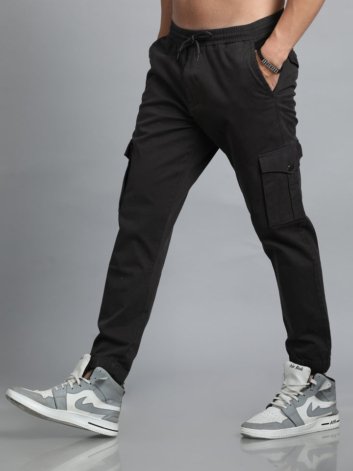 Charcoal Grey Cargo Pant Chinos Bushirt