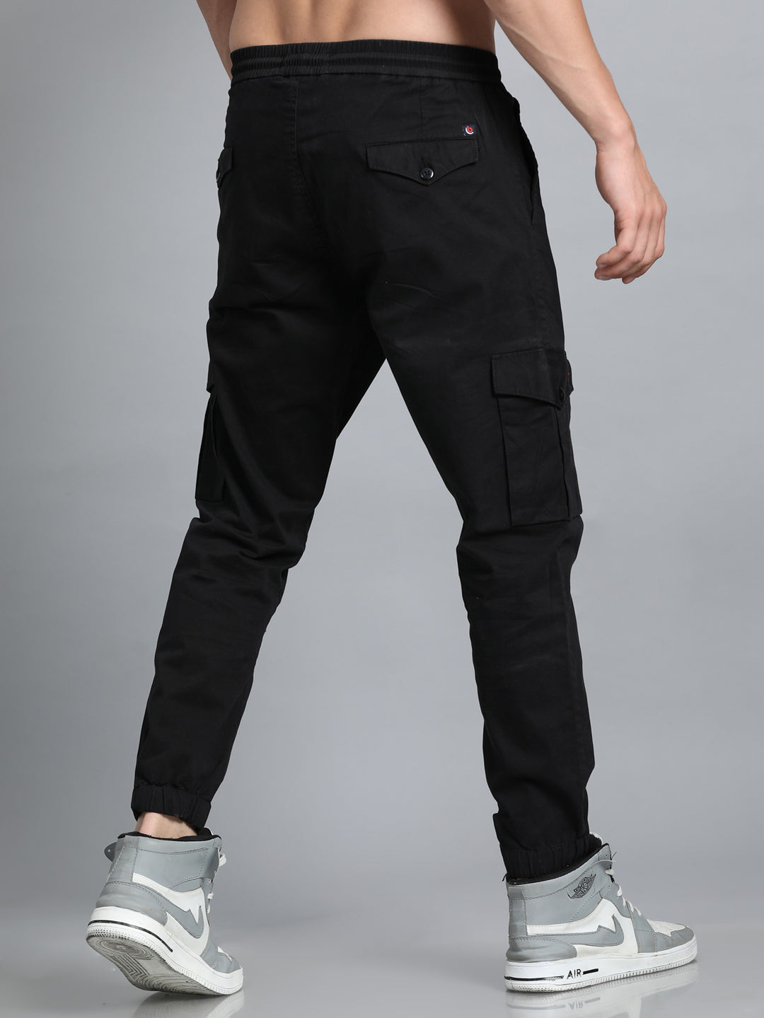 Black Cargo Pant Chinos Bushirt