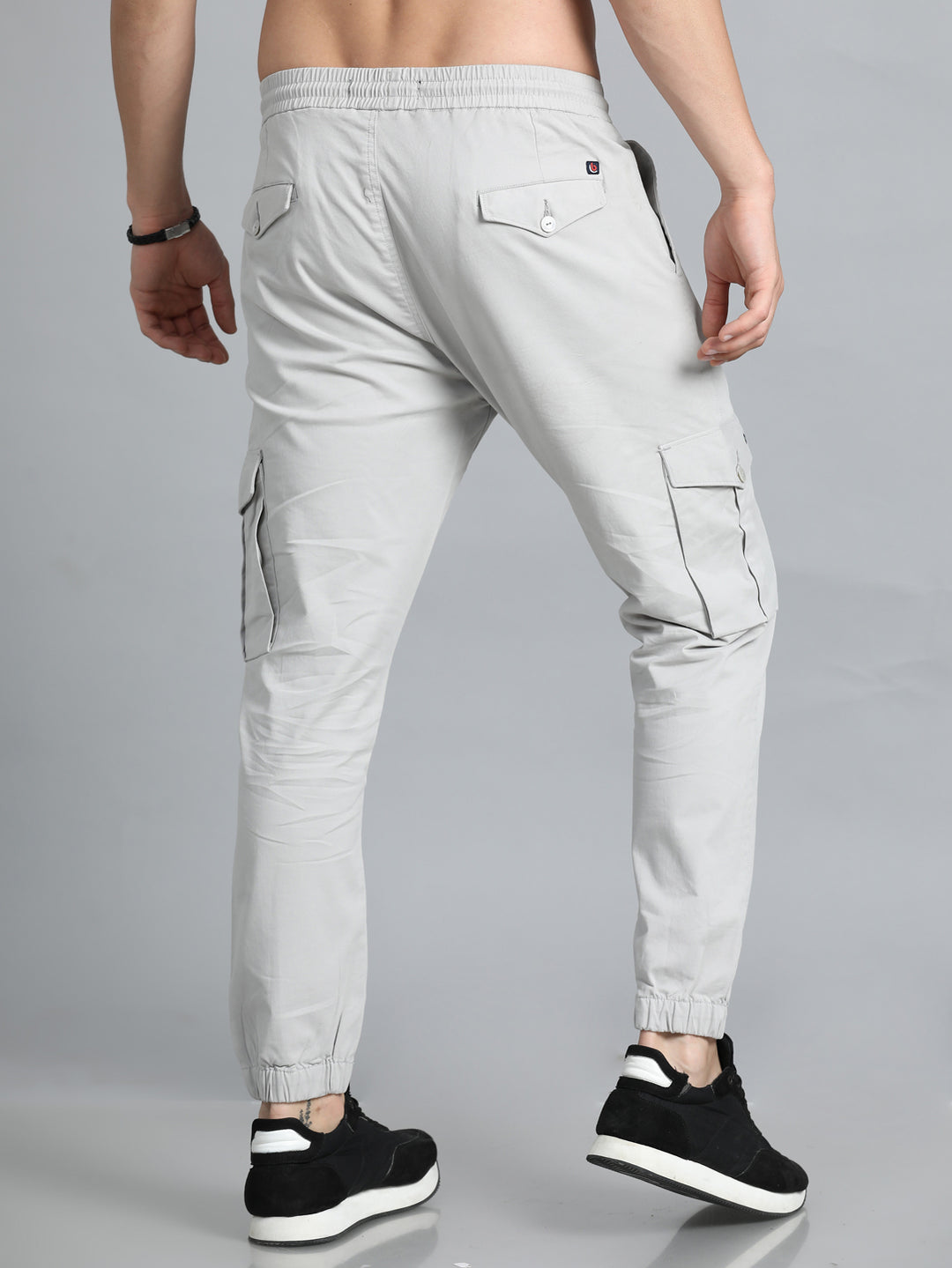Pastel Grey Cargo Pant Chinos Bushirt