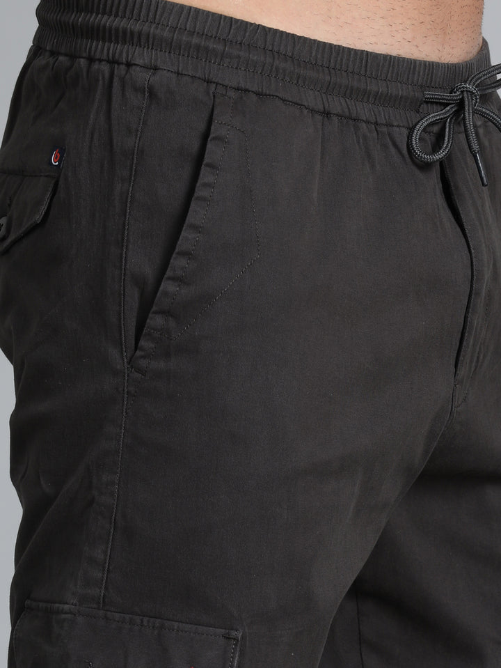 Charcoal Grey Cargo Pant Chinos Bushirt
