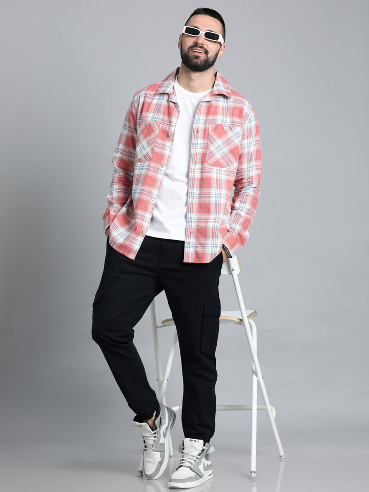 Navy Blue Cargo Pant Chinos Bushirt