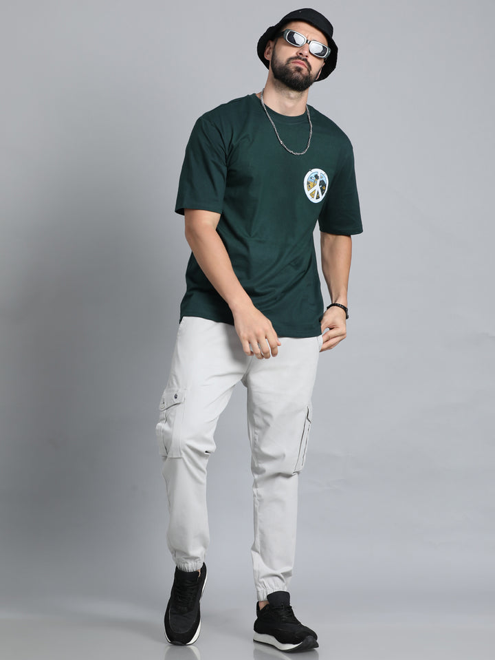 Pastel Grey Cargo Pant Chinos Bushirt