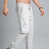 Pastel Grey Cargo Pant Chinos Bushirt