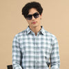 Rustic Plaid Pastel Green Checks Shirt Checks Shirt Bushirt