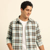 Brown Regular Fit Check Shirt Checks Shirt Bushirt