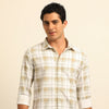 Pista Regular Fit Check Shirt Checks Shirt Bushirt