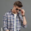 Plaided Ash Brown Checked Shirt Checks Shirt Bushirt