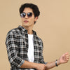 Bold Grids Black Checks Shirt Checks Shirt Bushirt