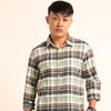 Spanish Green Regular Fit Check Shirt Checks Shirt Bushirt
