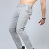 Fringe Pastel Grey Solid Chinos Chinos Bushirt