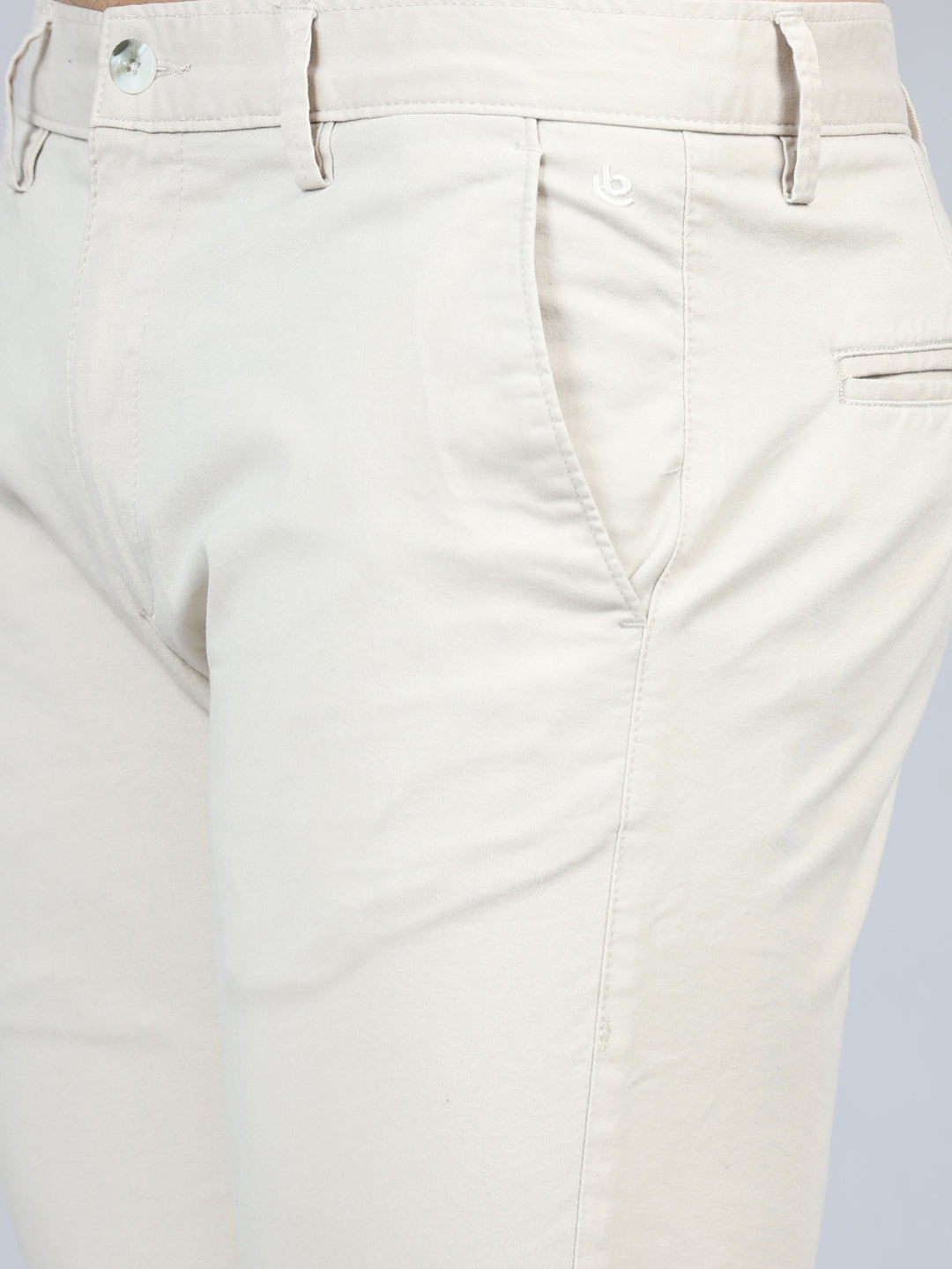 Fringe Cream Solid Chinos Chinos Bushirt
