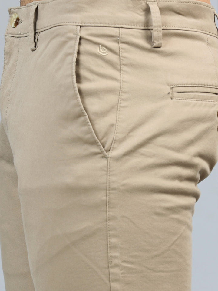 Fringe Light Khaki Solid Chinos Chinos Bushirt