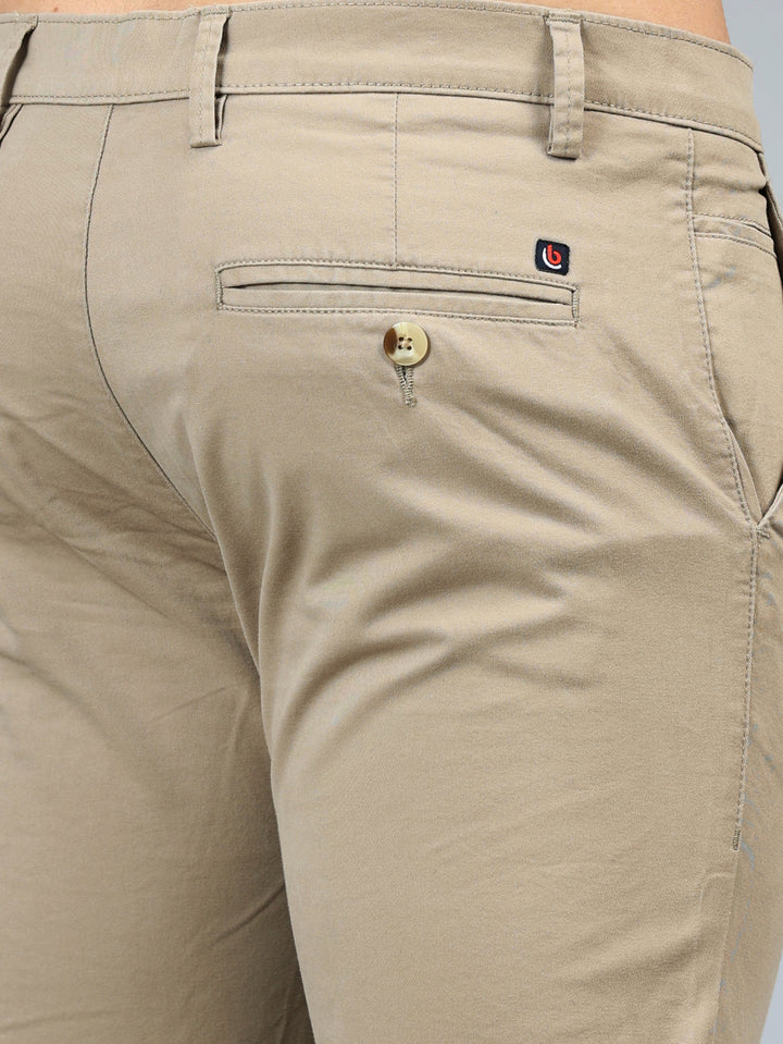 Fringe Light Khaki Solid Chinos Chinos Bushirt