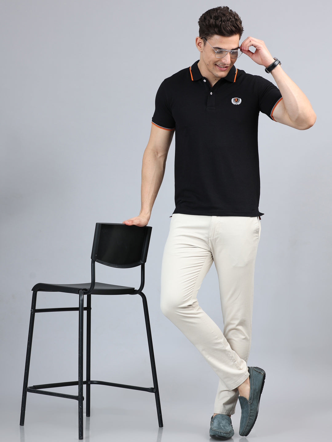 Fringe Cream Solid Chinos Chinos Bushirt