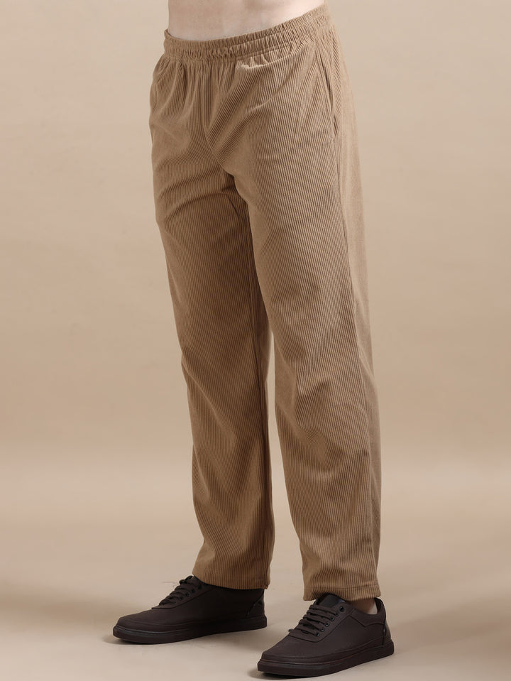 Camel Corduroy Oversize Co-Ords Oversize Co-ords Bushirt