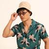 Green Printed Co-Ords Regular Size Co-Ords Bushirt