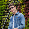 Stone Blue Cargo denim Shirt Denim Shirts Bushirt