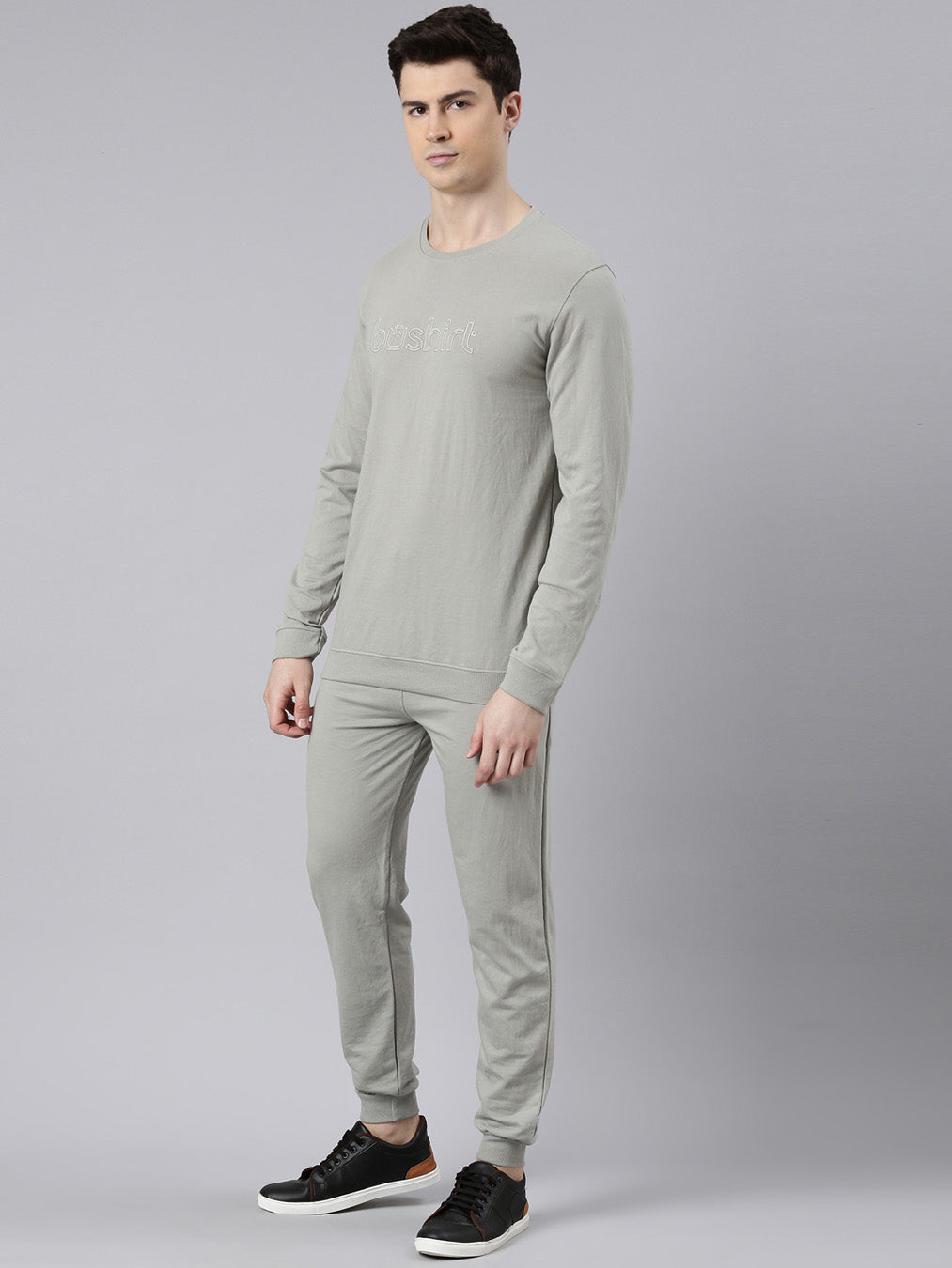 Bushirt Light Grey Co-Ords Co-Ords Bushirt