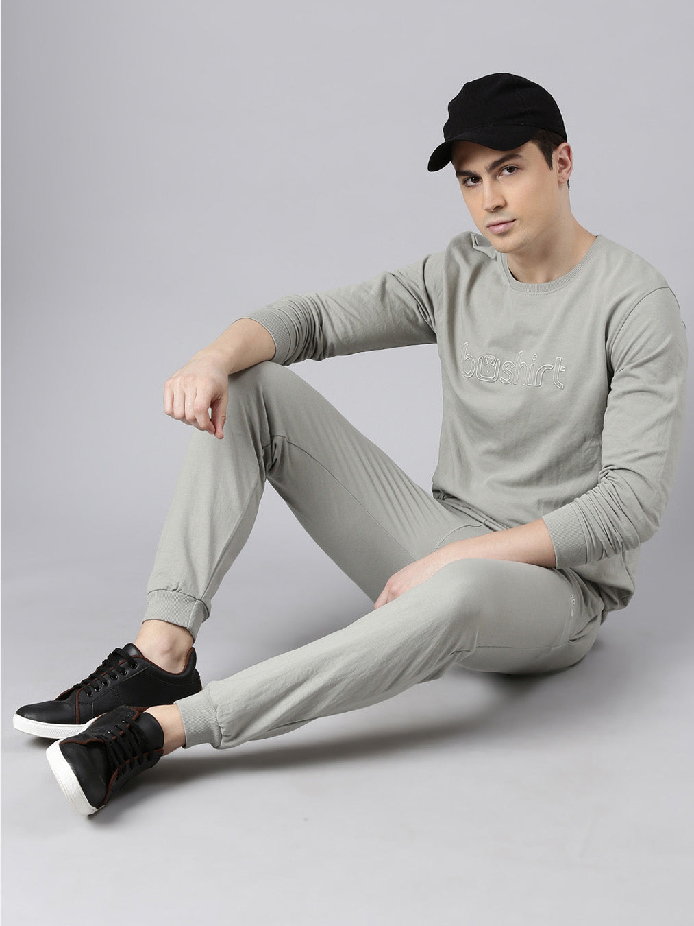 Bushirt Light Grey Co-Ords Co-Ords Bushirt