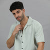 Soft Green Oversize Solid Shirt Oversize Shirt Bushirt
