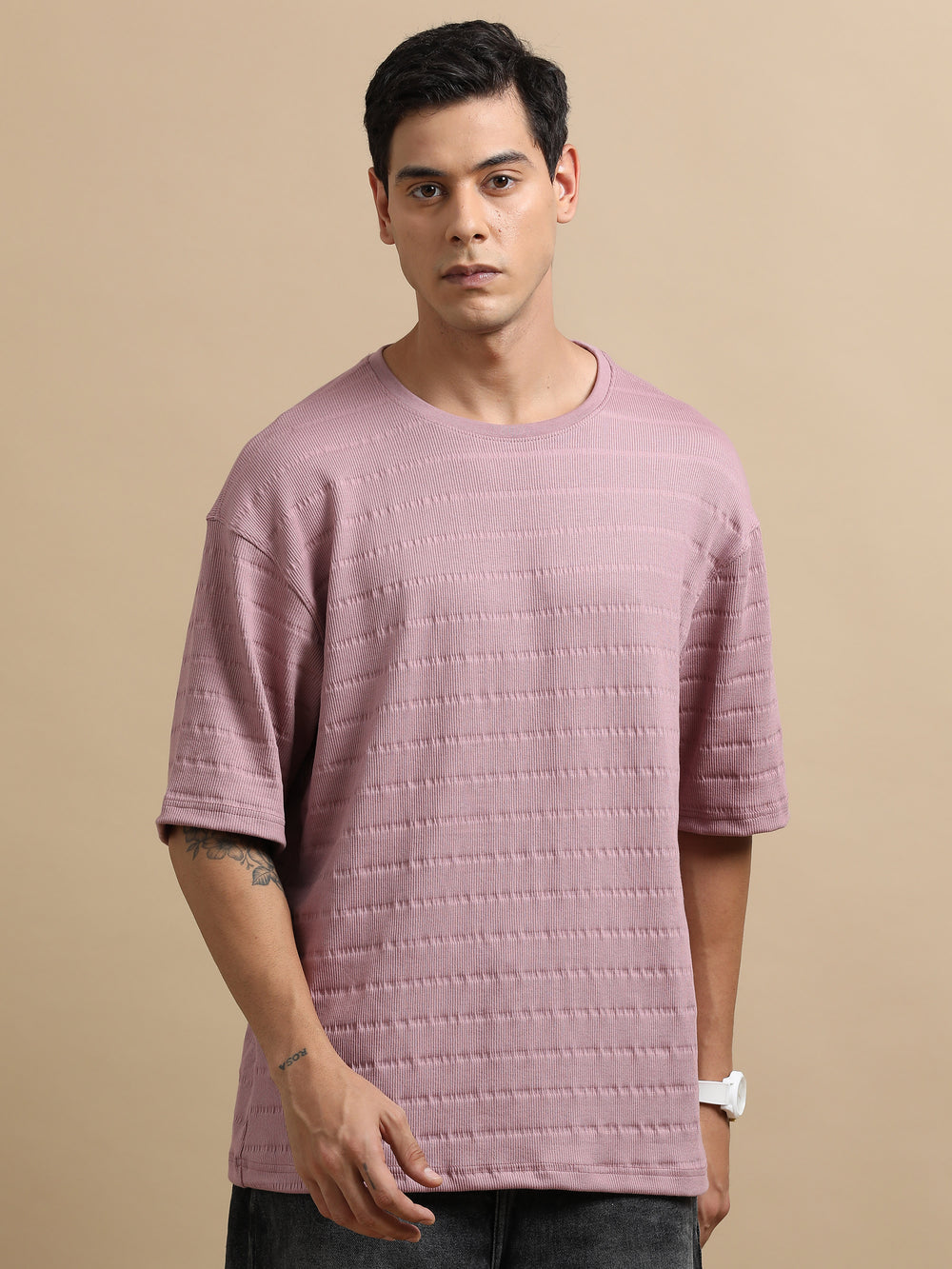 Crush Cameo Pink Oversize T-Shirt Oversize T-Shirt Bushirtin