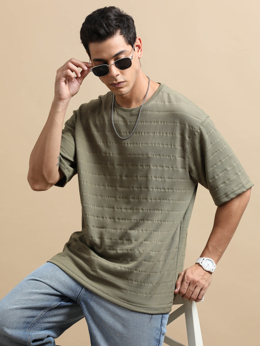 Crush Fern Green Oversize T-Shirt Oversize T-Shirt Bushirt