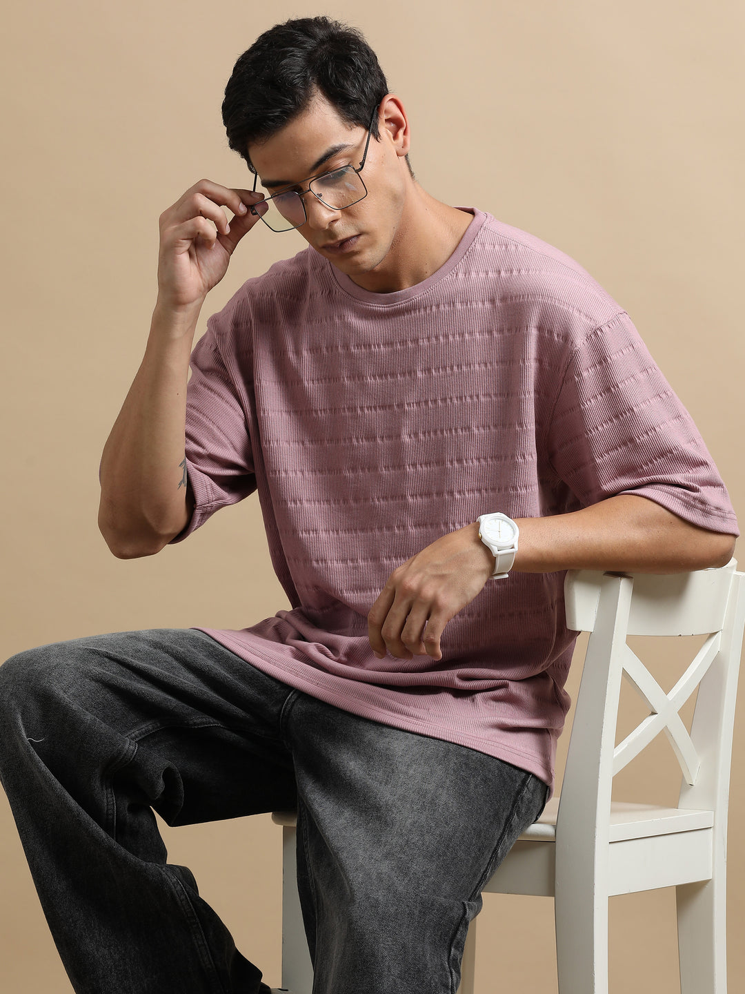 Crush Cameo Pink Oversize T-Shirt Oversize T-Shirt Bushirtin