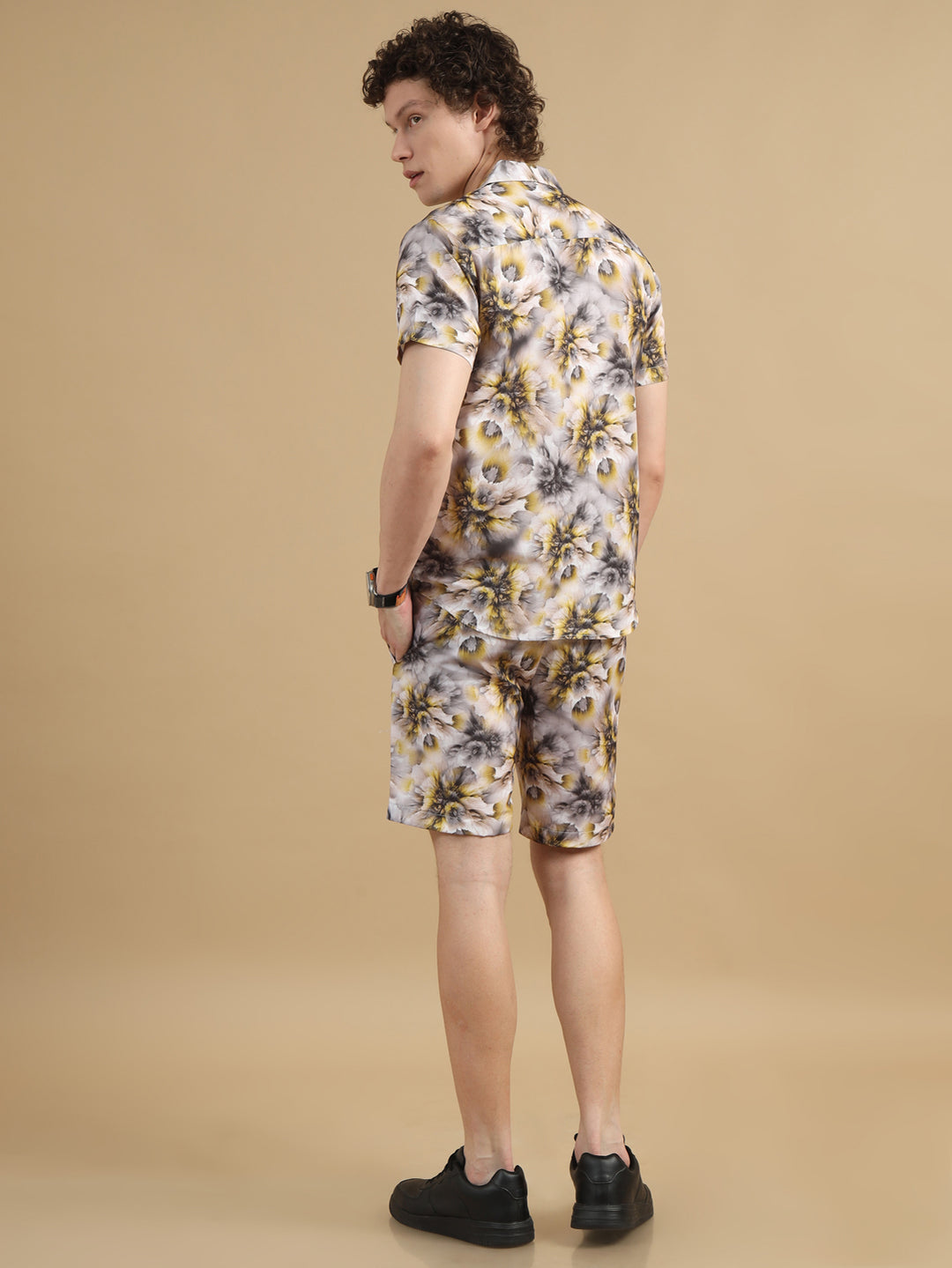 Blossom Grey Co-Ords Regular Size Co-Ords Bushirt