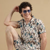 Trangle Triangle Cream Co-Ords Regular Size Co-Ords Bushirt