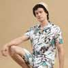 Moaza White Co-Ords Regular Size Co-Ords Bushirt