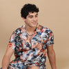 Color Splash Orange CO-Ords Regular Size Co-Ords Bushirt