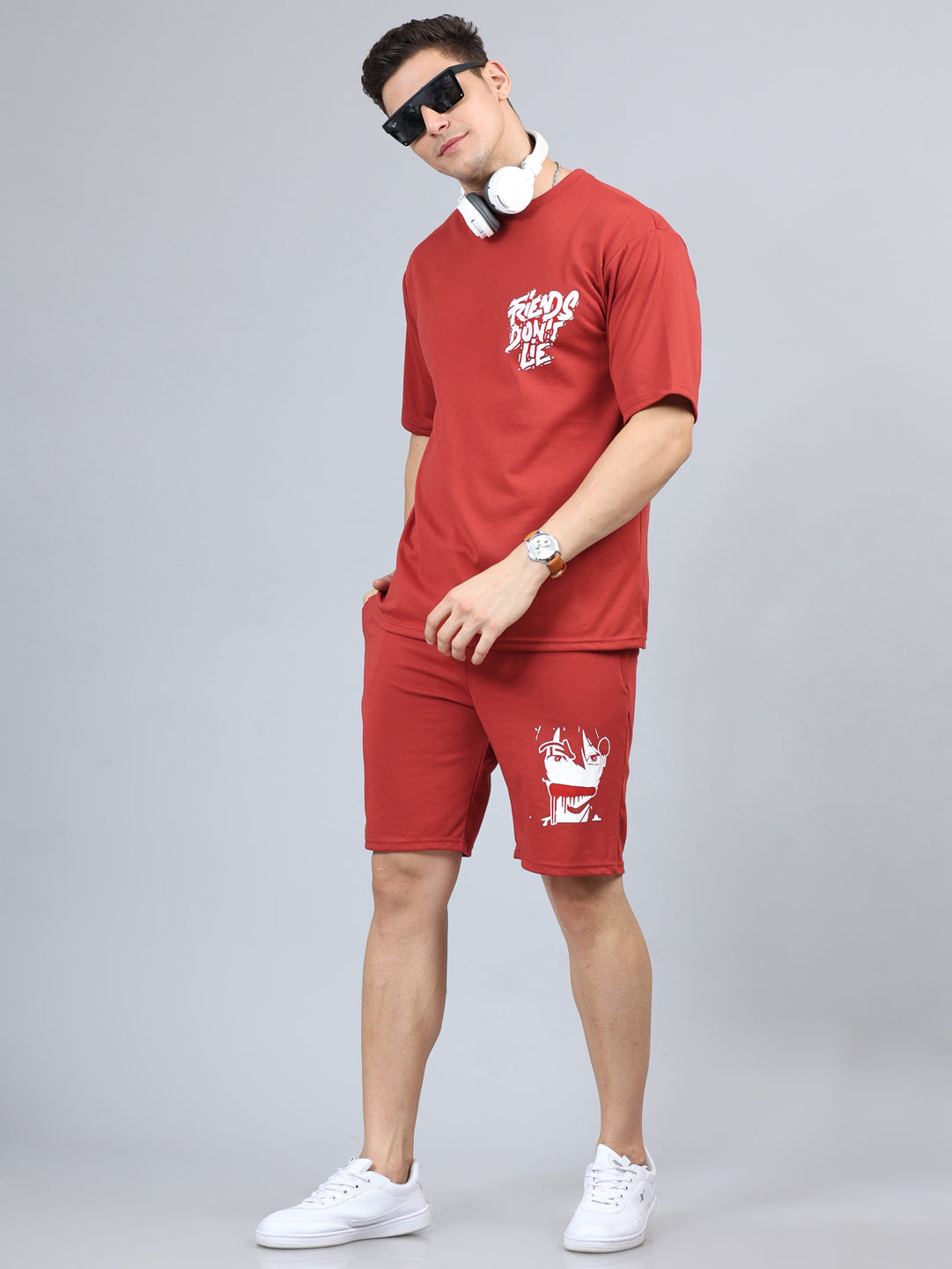 Friends Don't Lie Oversize Co-Ords Oversize Co-ords Bushirt
