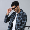 Black Checked Shacket Shackets Bushirt
