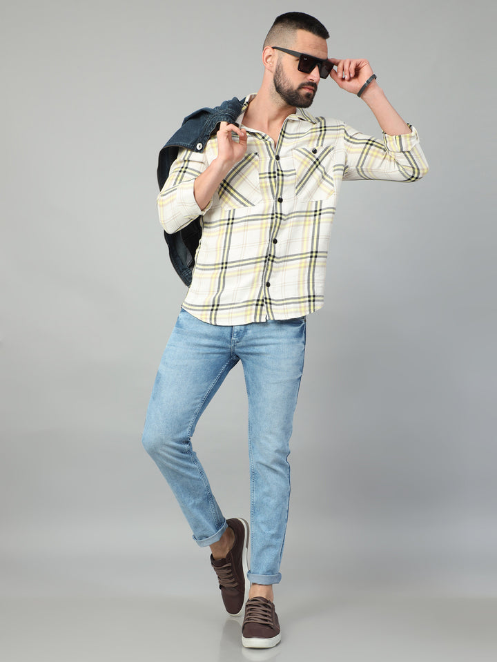 Ice Blue Solid Slim Fit Jeans Jeans Bushirt