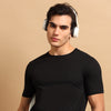 Easy Essential Black Solid T-Shirt Plain T-Shirts Bushirt