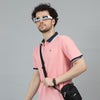 Pale Chestnut V-Neck Polo T-Shirt Polo Tees Bushirt