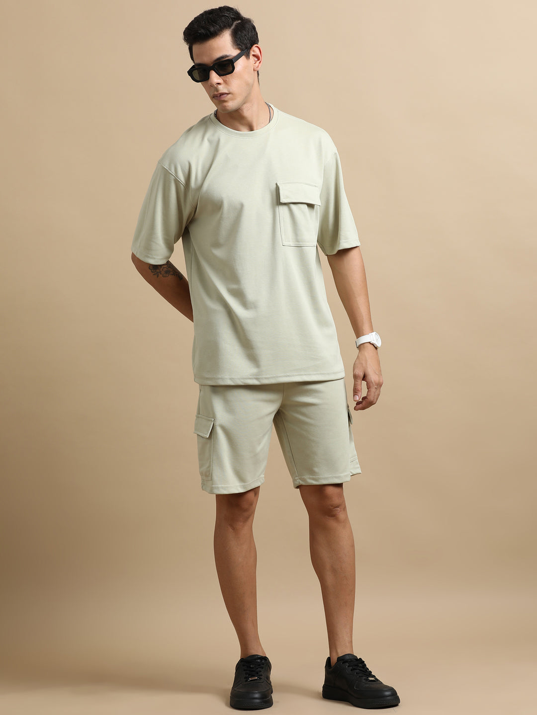 Utility Oversize Pista Co-Ords Set Oversize Co-ords Bushirt