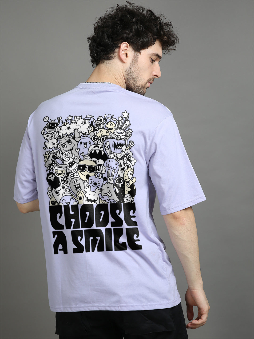 Choose A Smile Oversize T-Shirt Oversize T-Shirt Bushirt