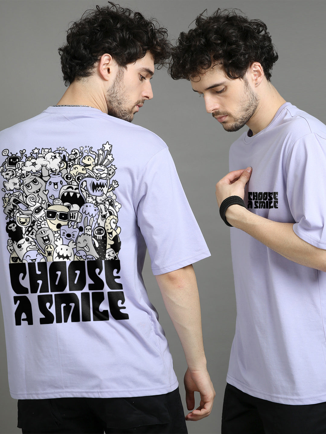 Choose A Smile Oversize T-Shirt Oversize T-Shirt Bushirt
