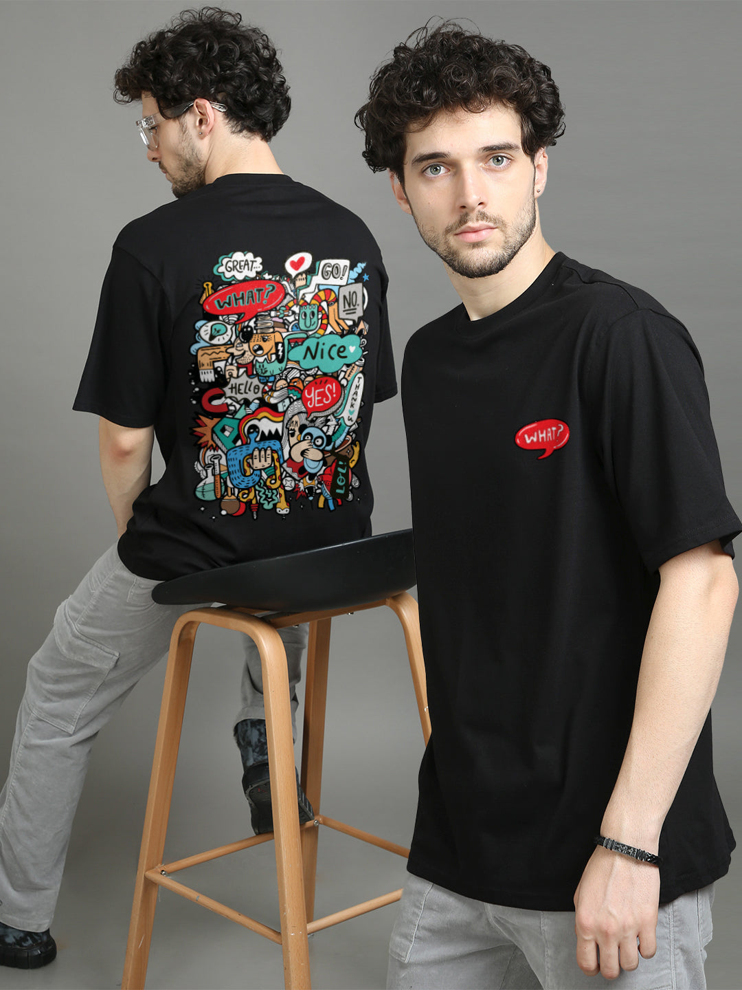 Doodle Art Oversize T-Shirt Oversize T-Shirt Bushirt