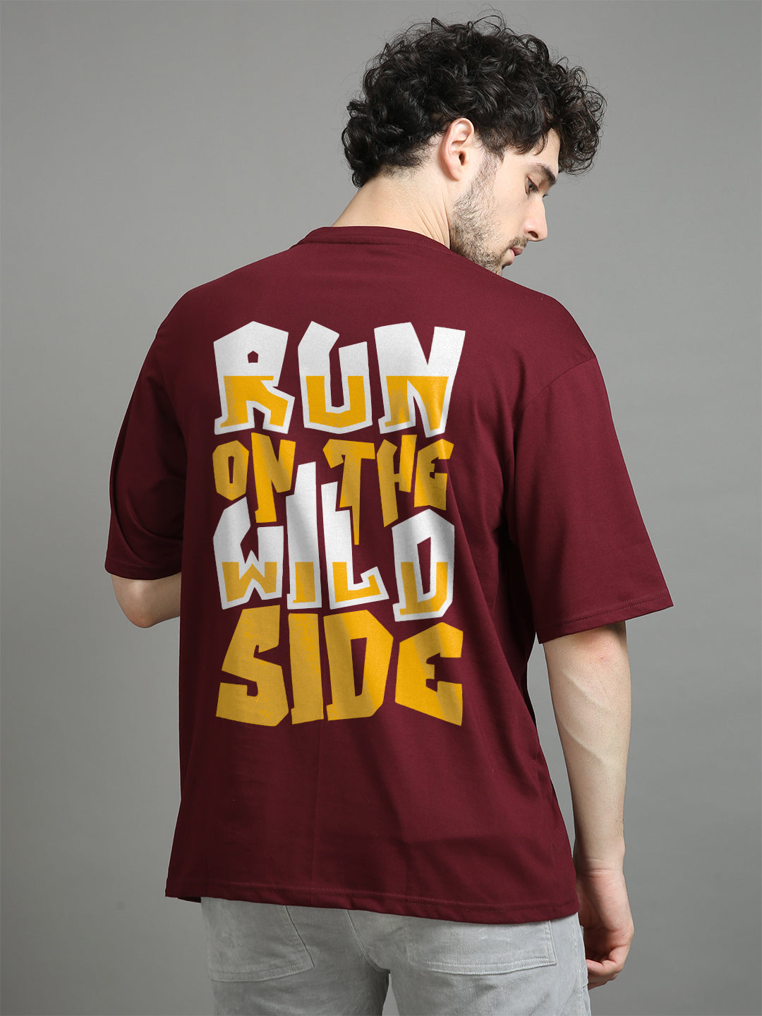 Run On The Wild Side Oversize T-Shirt Oversize T-Shirt Bushirt