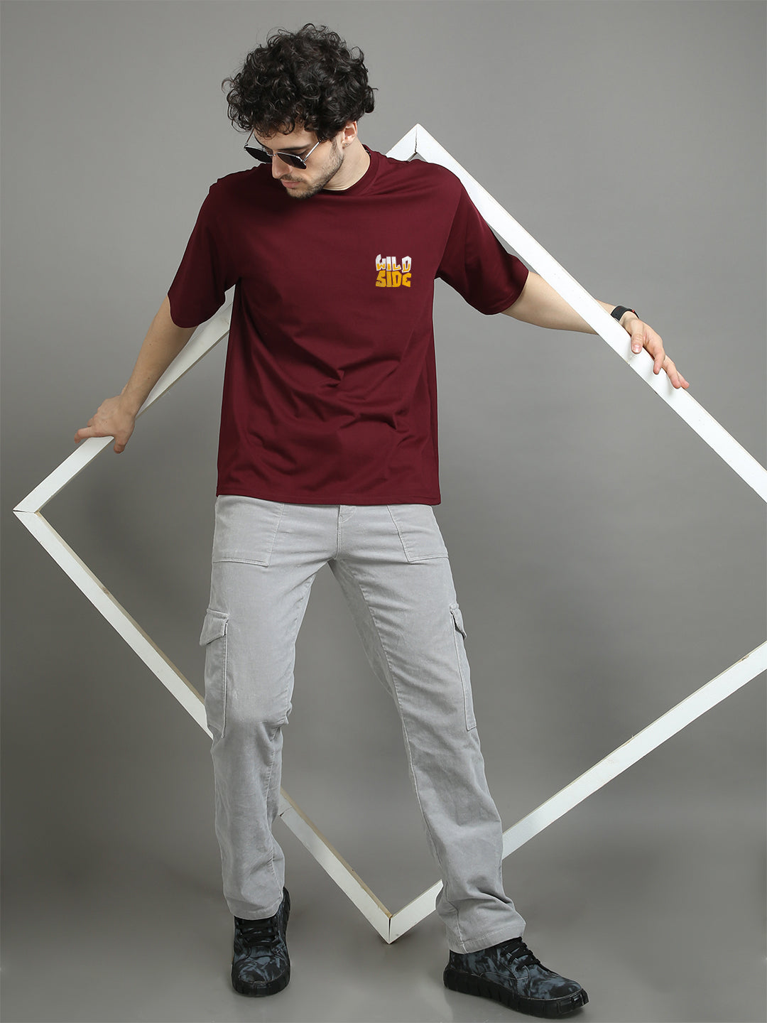 Run On The Wild Side Oversize T-Shirt Oversize T-Shirt Bushirt