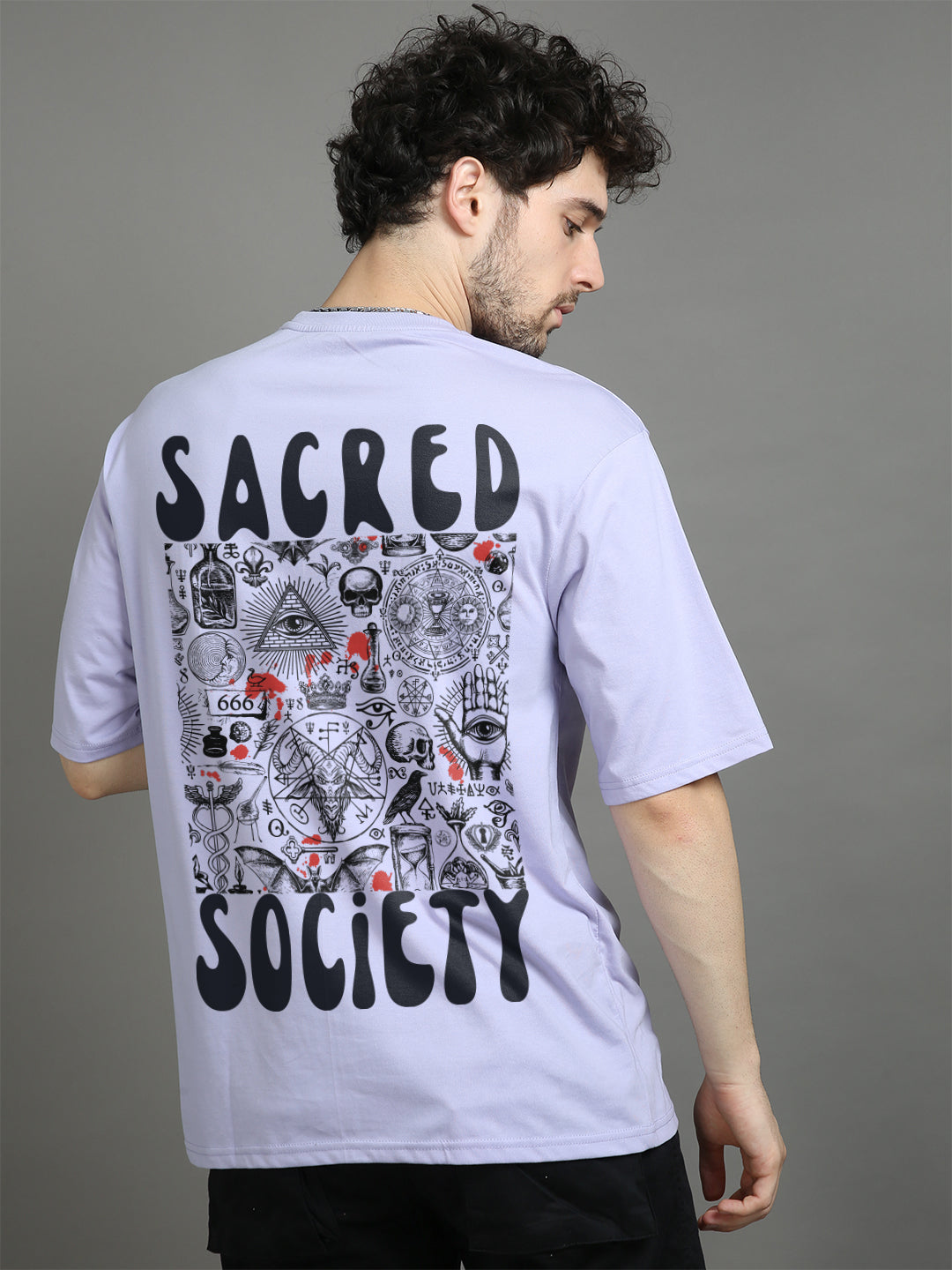 Scared Society Oversize T-Shirt Oversize T-Shirt Bushirt