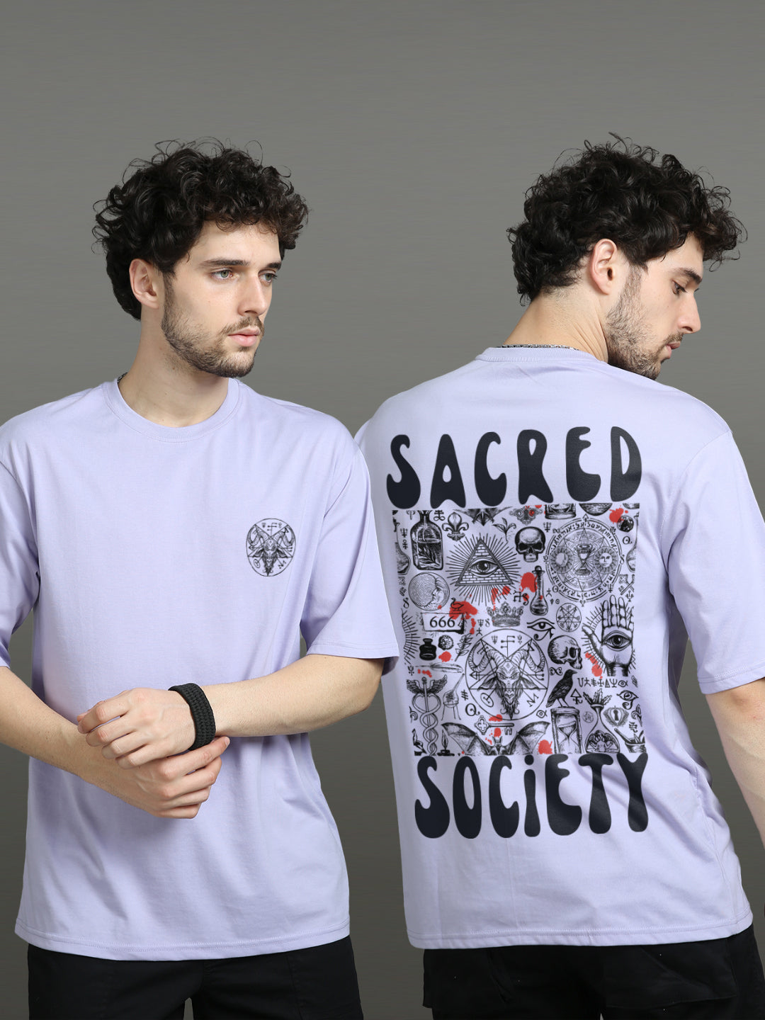 Scared Society Oversize T-Shirt Oversize T-Shirt Bushirt   
