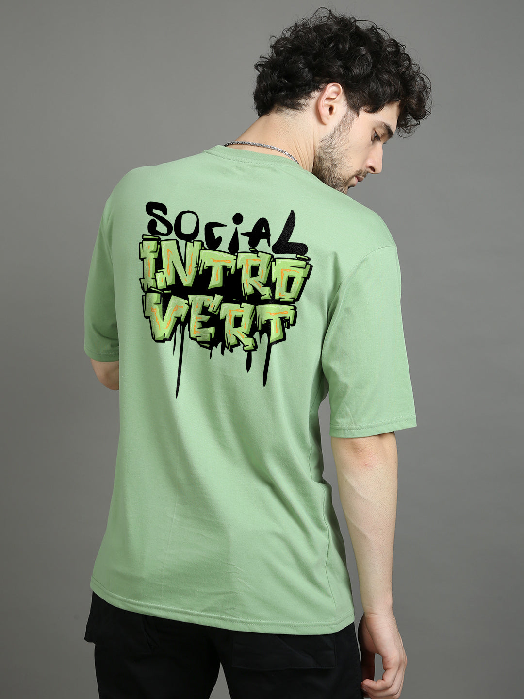 Solcial Intovert Oversize T-Shirt Oversize T-Shirt Bushirt