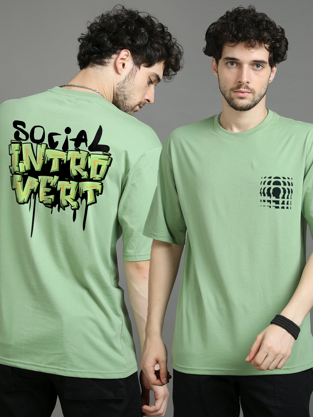 Solcial Intovert Oversize T-Shirt Oversize T-Shirt Bushirt