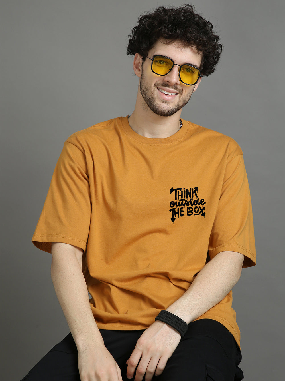 Think There is No Box Oversize T-Shirt Oversize T-Shirt Bushirt