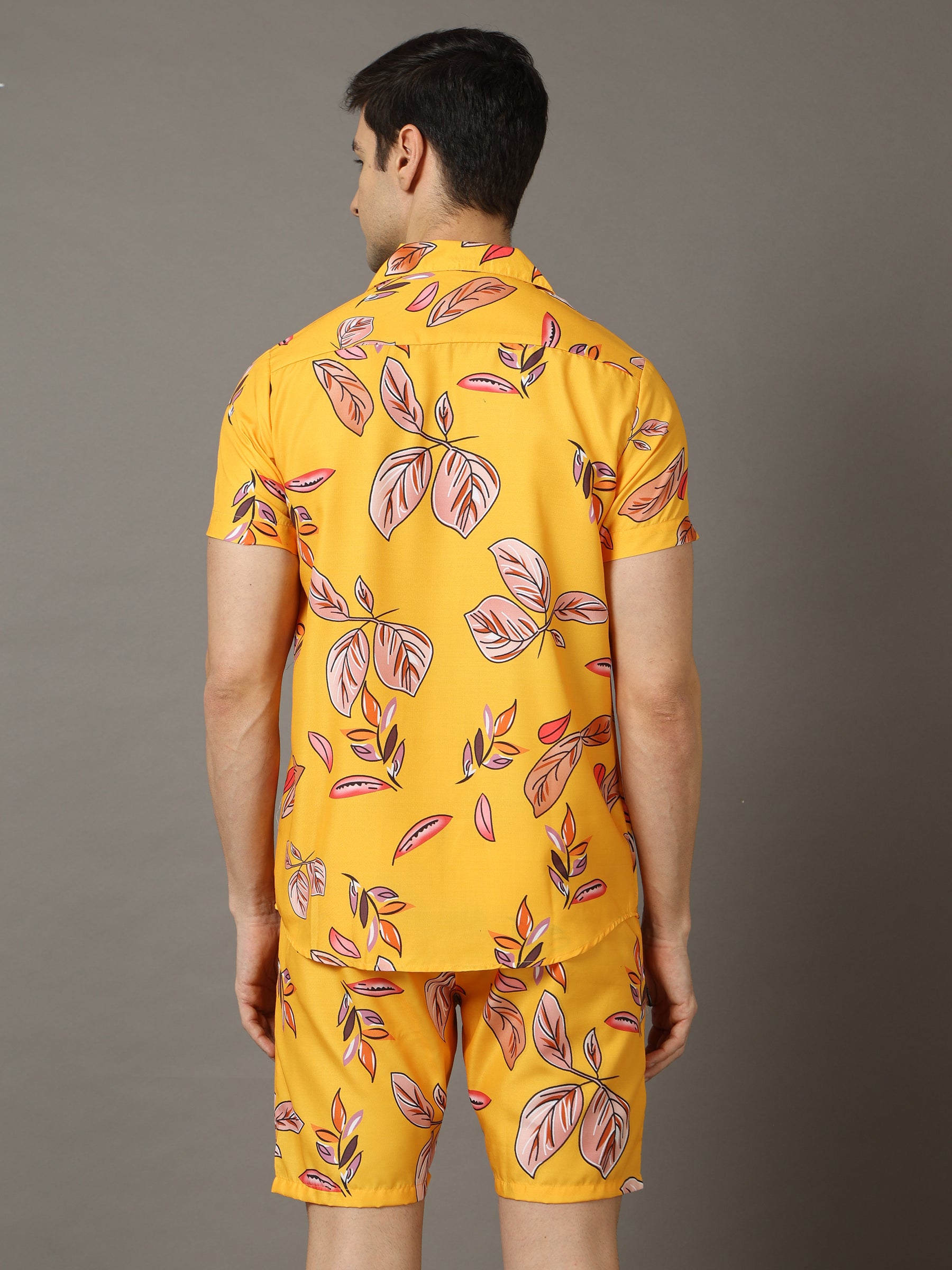 Leaf Yellow Co-Ords Co-Ords Bushirt