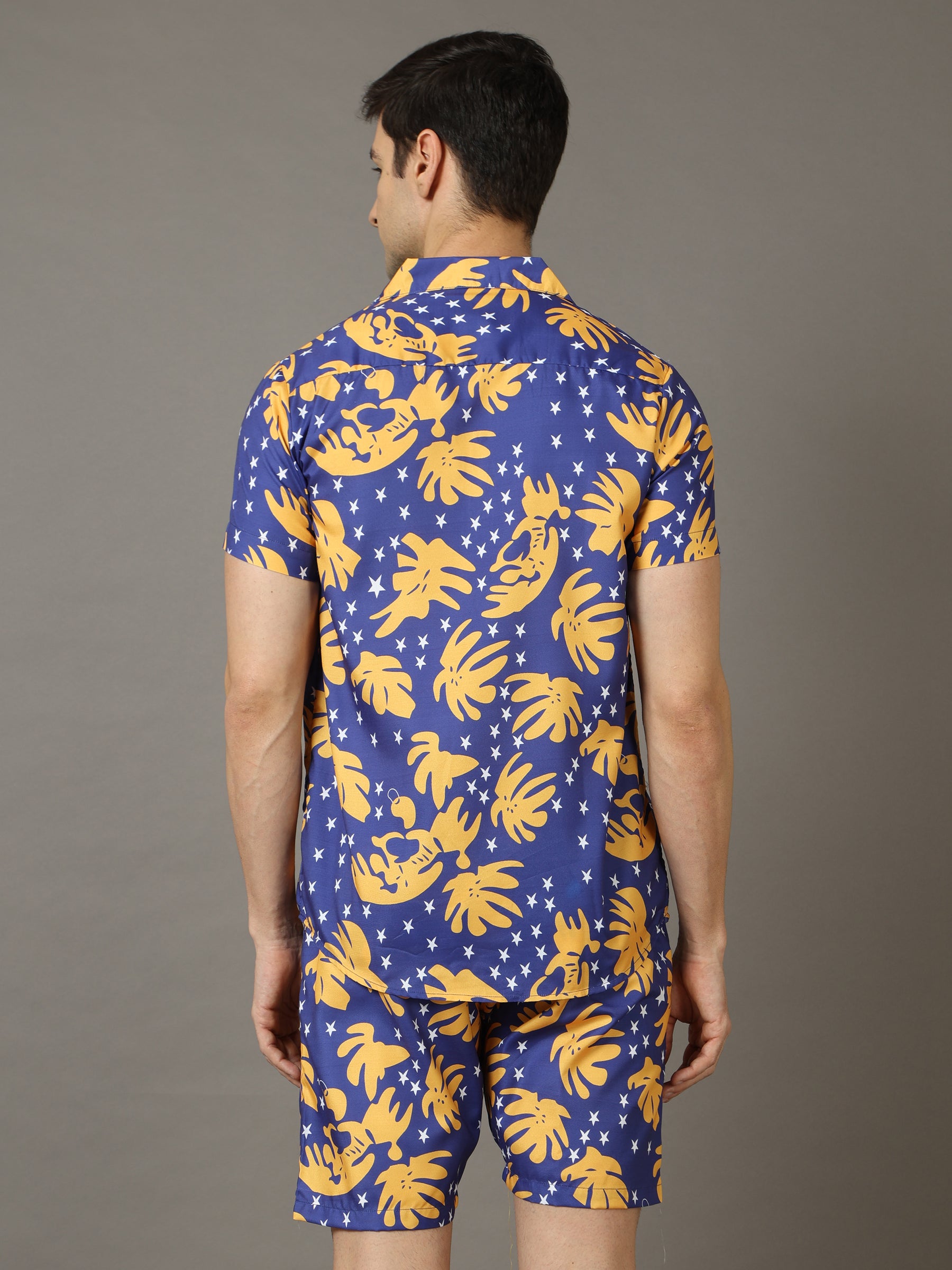 Delicosa Royal Blue Co-Ords Bushirt